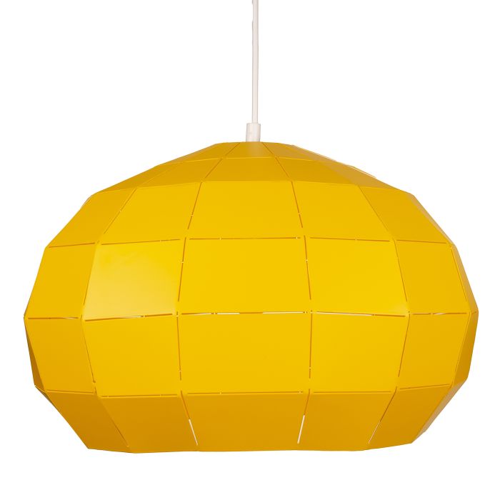 Hanglamp Modern Geel Rond Metaal - Scaldare Helmi