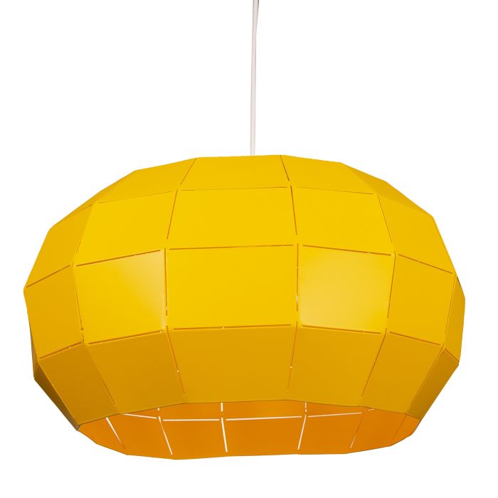 Hanglamp Modern Geel Rond Metaal - Scaldare Helmi