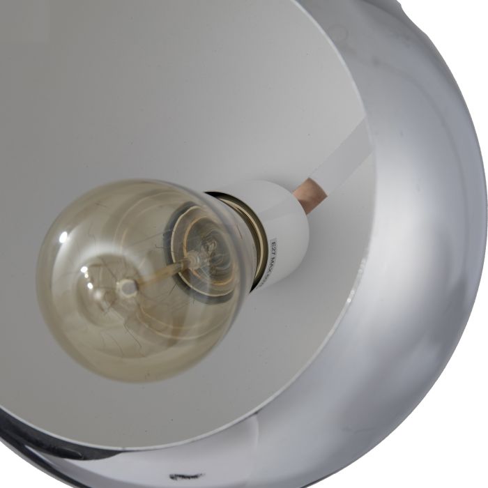 Hanglamp Modern Chrome Rond Metaal  - Scaldare Balbano