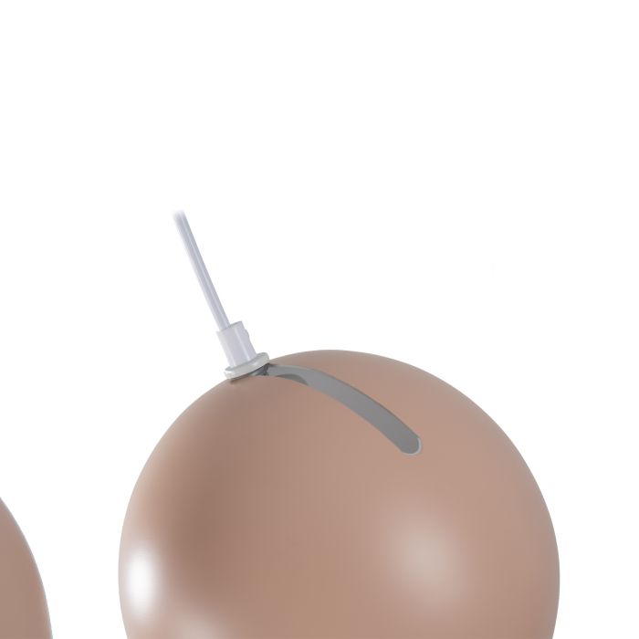 Hanglamp Modern Roze Rond Metaal 3 Licht  - Scaldare Aino