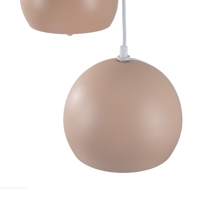 Hanglamp Modern Roze Rond Metaal 3 Licht  - Scaldare Aino