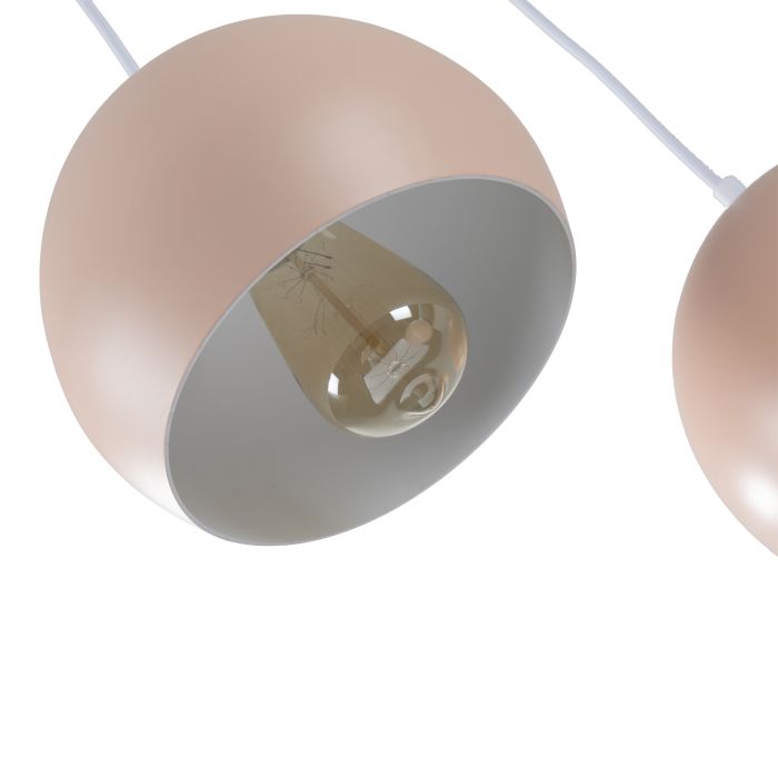 Hanglamp Modern Roze Rond Metaal 3 Licht  - Scaldare Aino