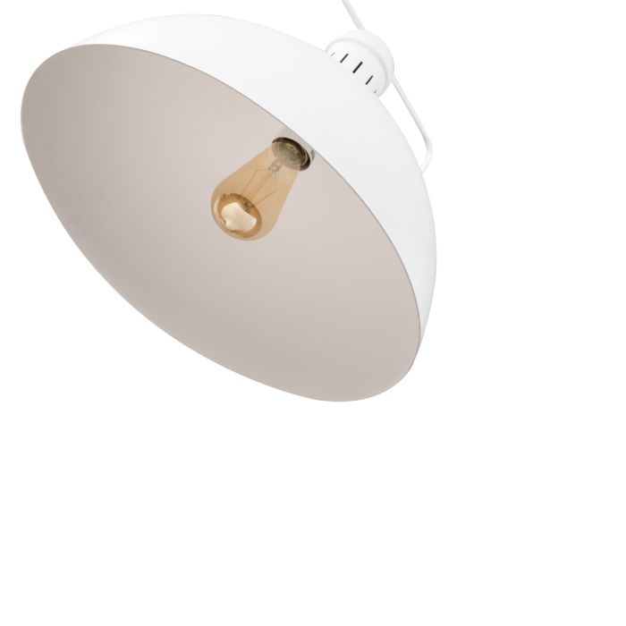Hanglamp Modern Wit Rond Aluminium - Scaldare Lanzada