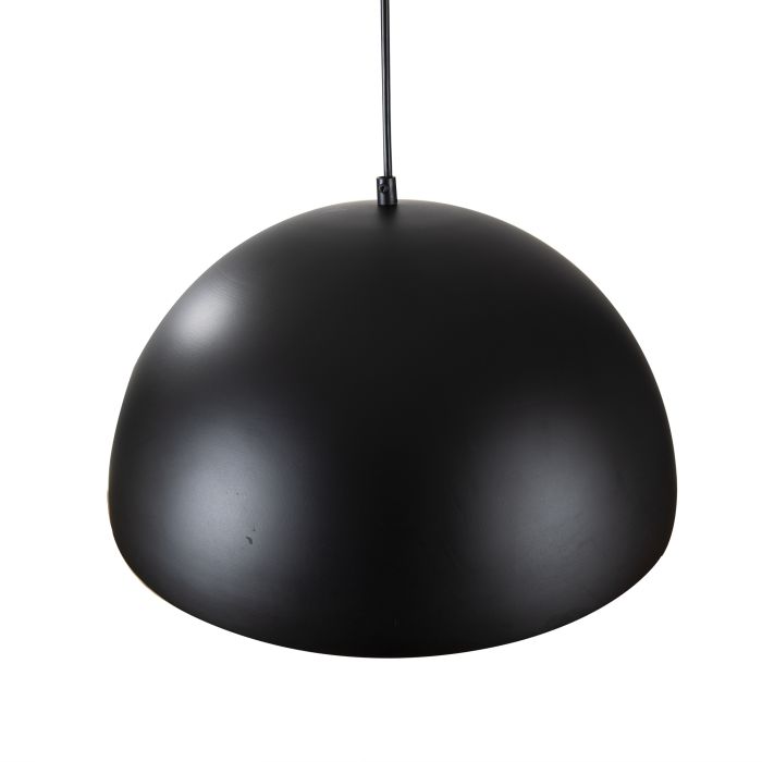 Hanglamp Zwart met Zilveren Binnenkant 50 cm - Scaldare Lucano