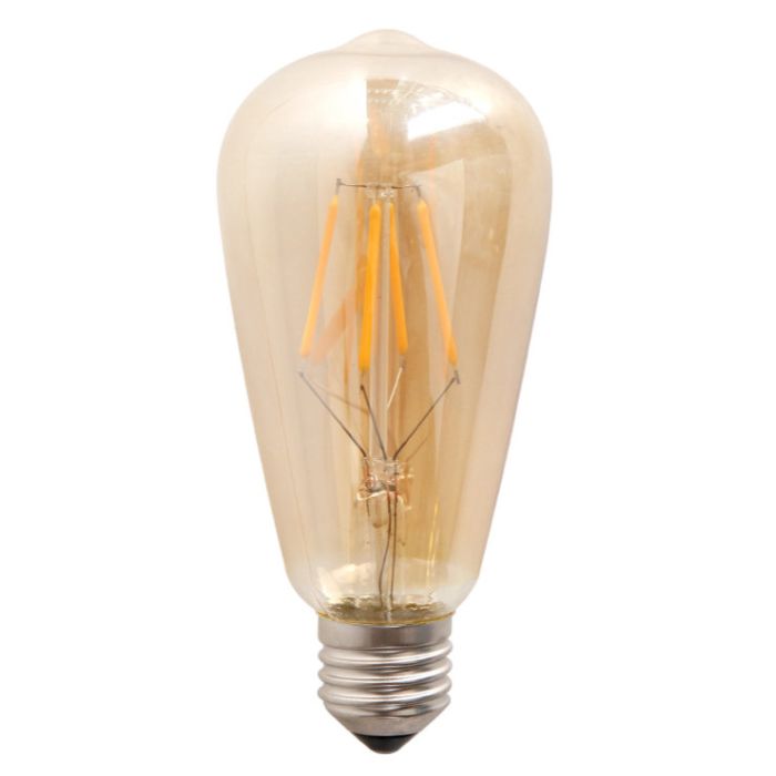 Crius LED Filament ST64 E27 8W 827 Amber Dimbaar