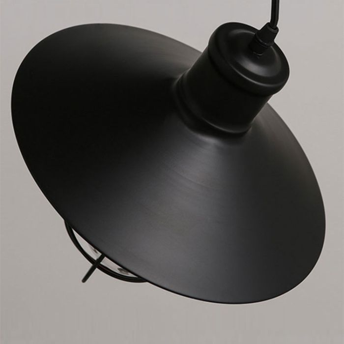 Hanglamp Industrieel Zwart Aluminium  - Valott Thymo