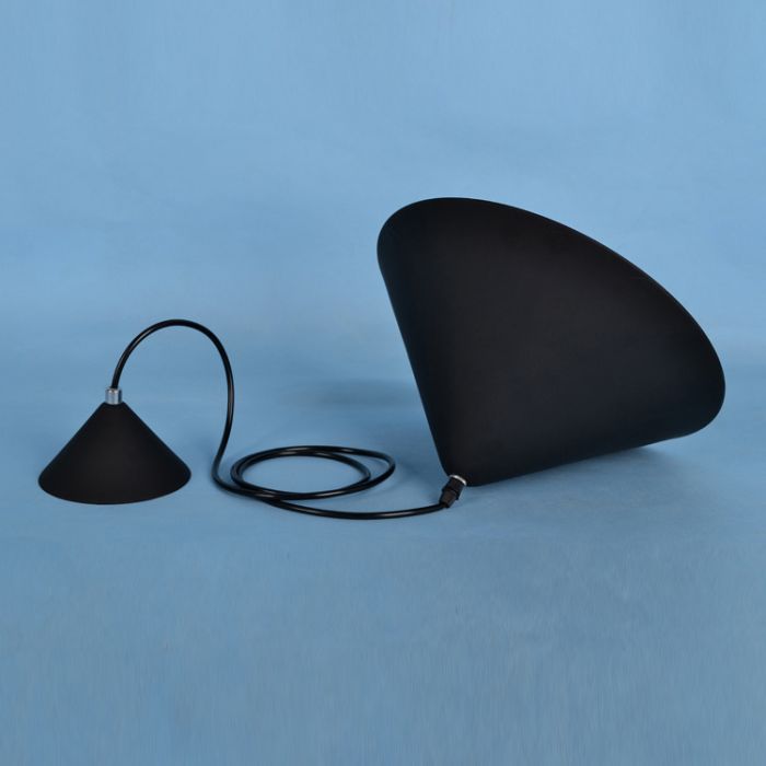 Hanglamp Zwart met Gouden Binnenkant - Scaldare Orvinio