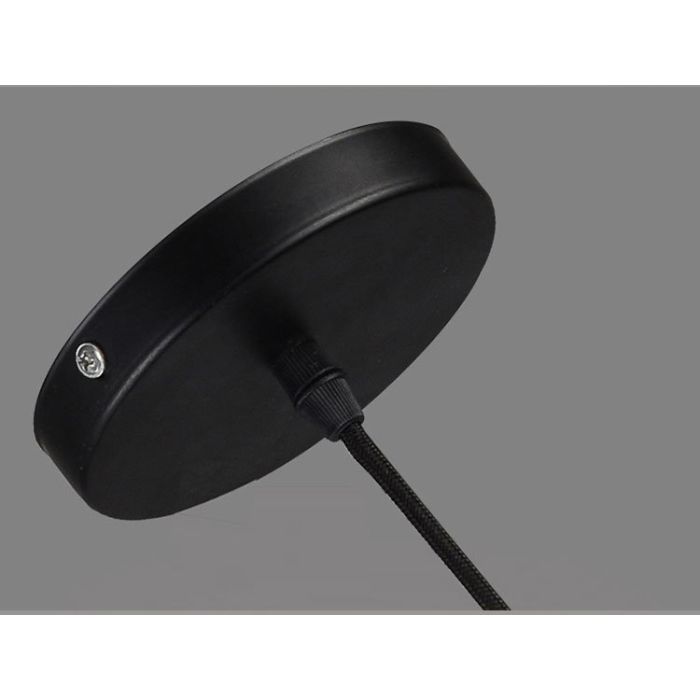 Hanglamp Modern Zwart Rond Metaal - Scaldare Quara