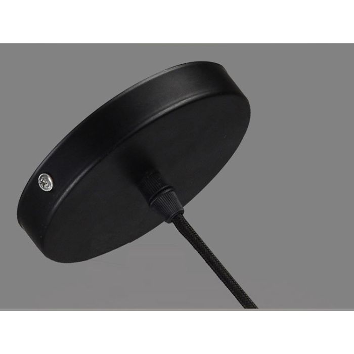 Hanglamp Modern Zwart Rond Metaal - Scaldare Racines