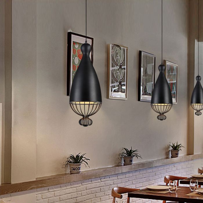 Hanglamp Modern Zwart Rond Metaal - Scaldare Quara