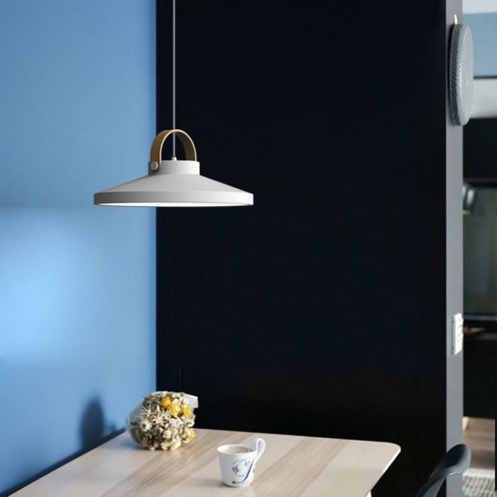 Hanglamp LED Modern Wit Rond Groot 37 cm - Scaldare Grado