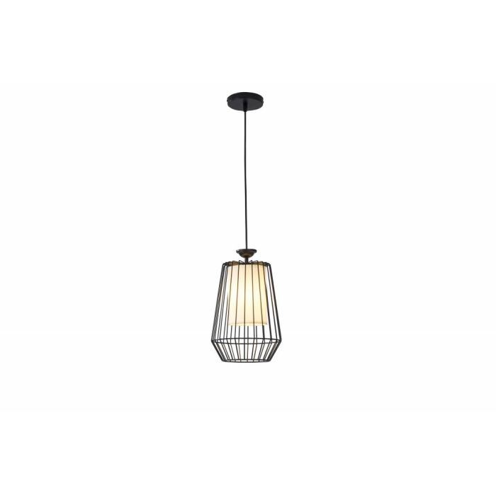 Hanglamp Draadstaal Zwart - Scaldare Badesi