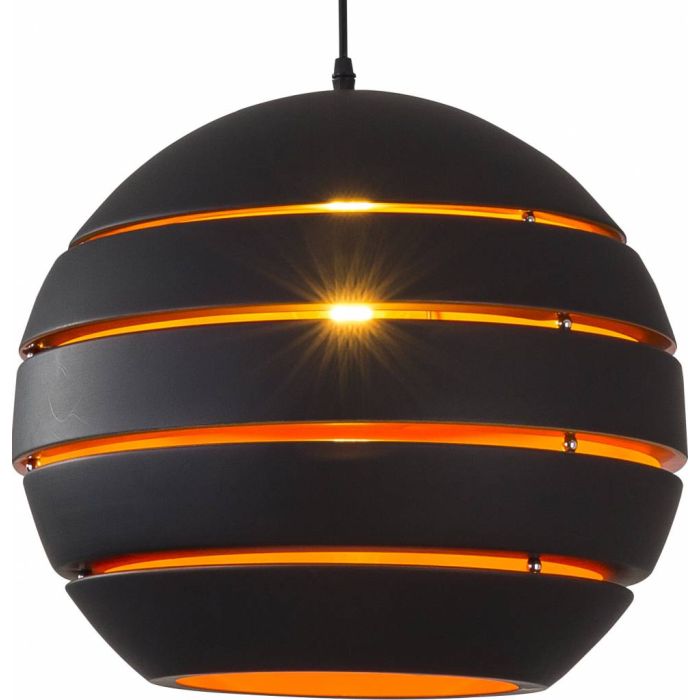 Hanglamp Rond Zwart Modern 28 cm - Scaldare Dalmine