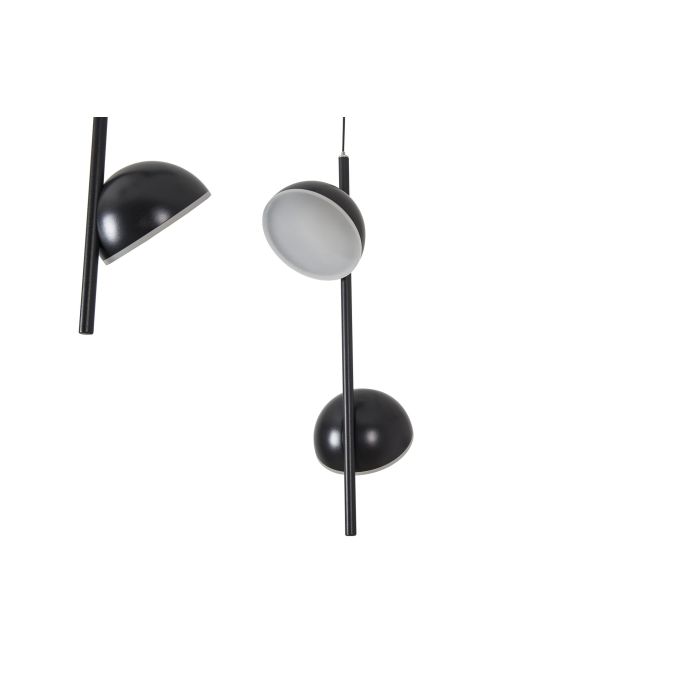 Hanglamp LED Modern Zwart Rond 6 Lichtpunt - Scaldare Galbiate