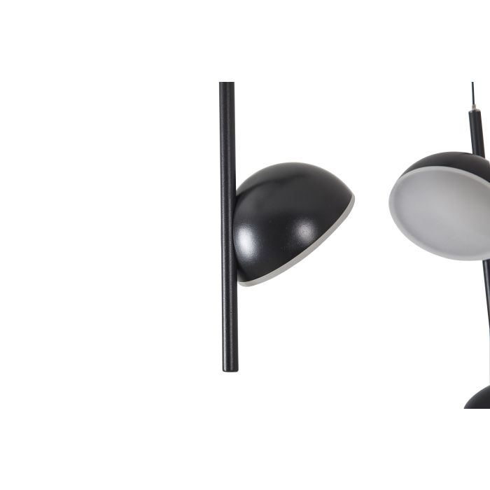Hanglamp LED Modern Zwart Rond 6 Lichtpunt - Scaldare Galbiate