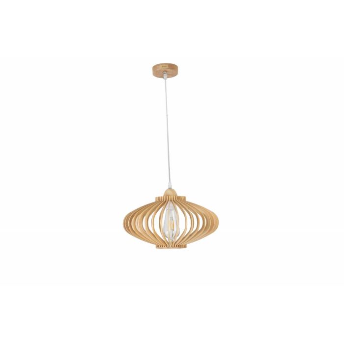 Hanglamp Hout Rond Houtkleur 60 cm - Madera Est