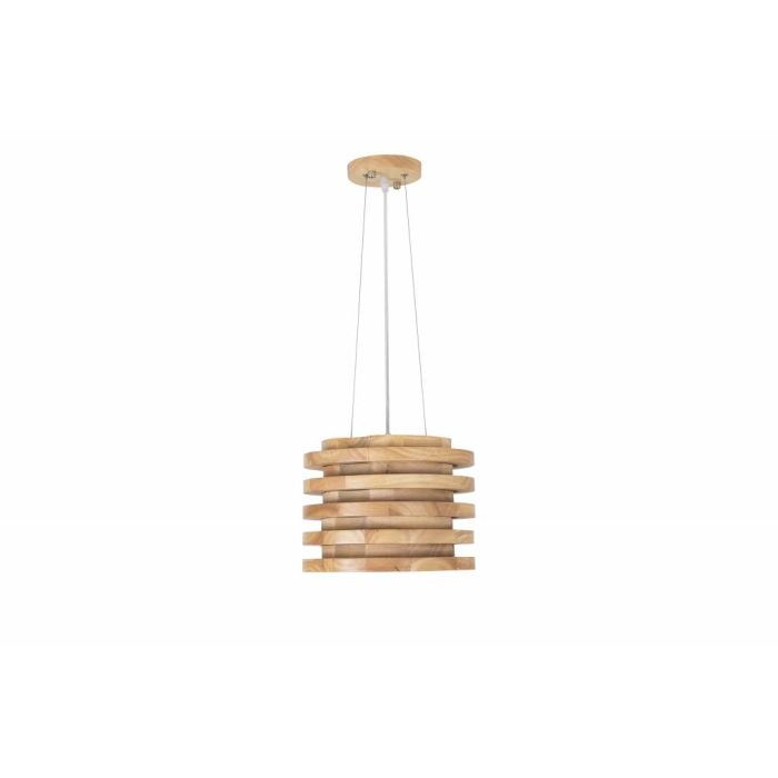 Hanglamp Hout Rond Houtkleur 40 cm - Madera Corcho
