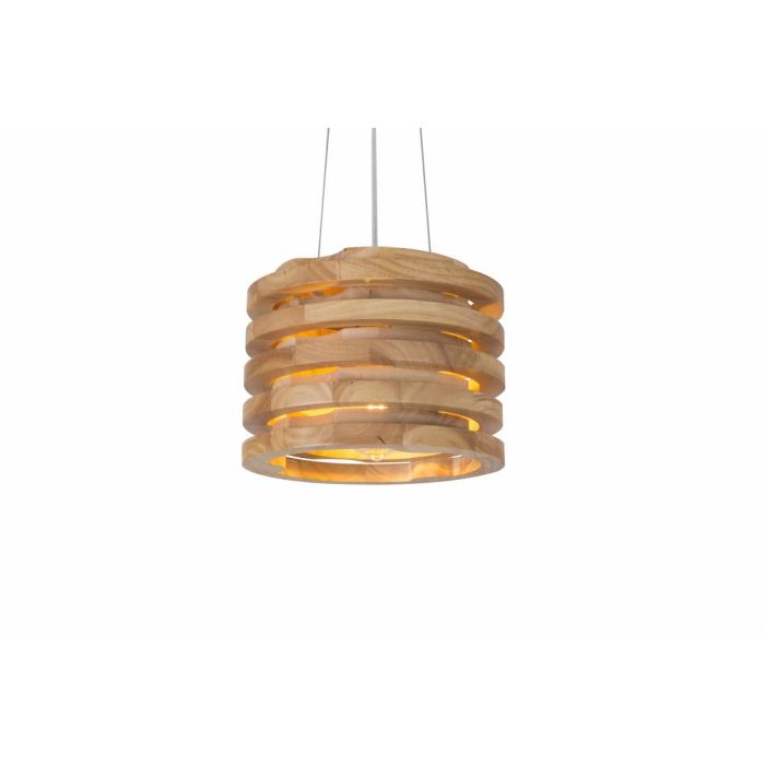 Hanglamp Hout Rond Houtkleur 40 cm - Madera Corcho