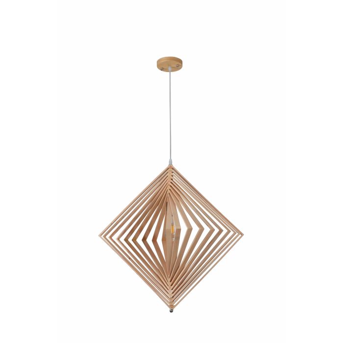 Hanglamp Hout Houtkleur 62 cm - Madera Palmera