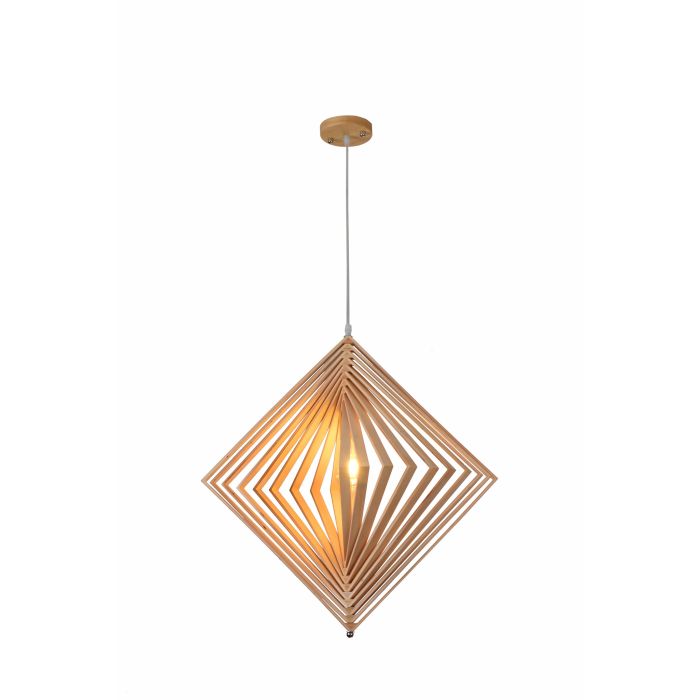 Hanglamp Hout Houtkleur 62 cm - Madera Palmera