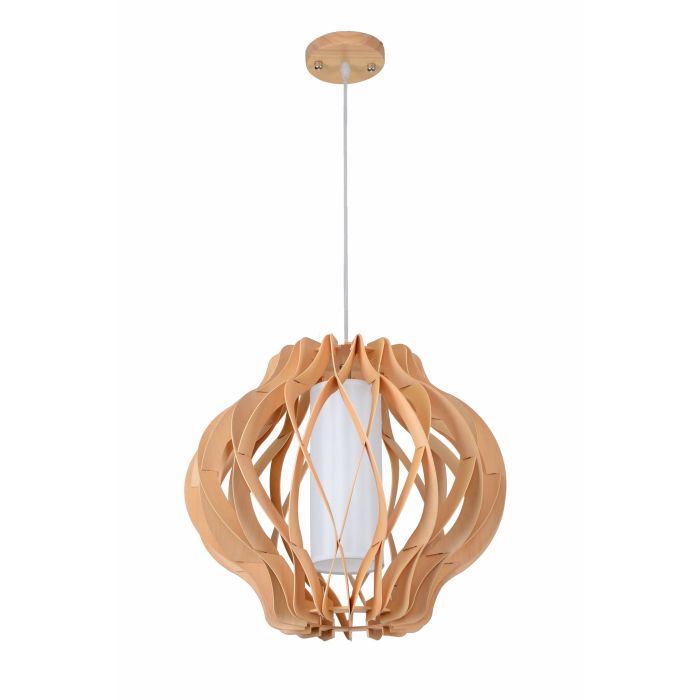 Hanglamp Hout Houtkleur 45 cm - Madera Albar
