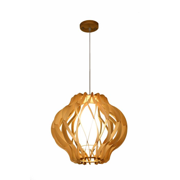 Hanglamp Hout Houtkleur 45 cm - Madera Albar