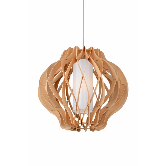 Hanglamp Hout Houtkleur 45 cm - Madera Albar