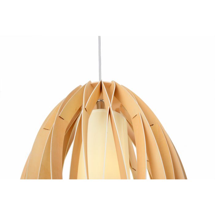 Hanglamp Hout Ovaal Houtkleur 29 cm - Madera Encina