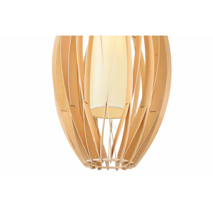 Hanglamp Hout Ovaal Houtkleur 29 cm - Madera Encina