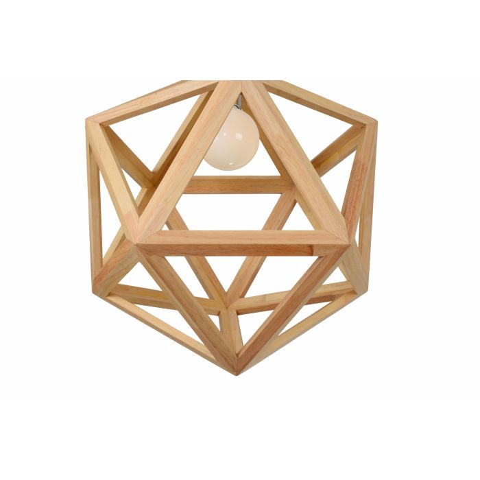 Hanglamp Hout Diamant Houtkleur 50 cm - Madera Negundo