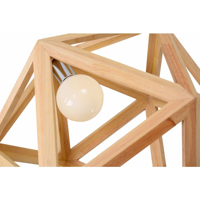 Hanglamp Hout Diamant Houtkleur 50 cm - Madera Negundo