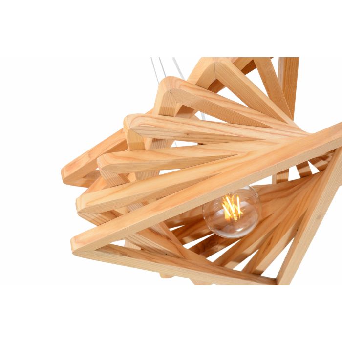 Hanglamp Hout Houtkleur 43 cm - Madera Pendula