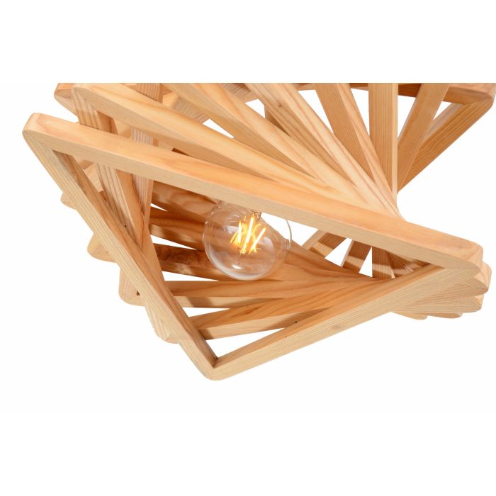 Hanglamp Hout Houtkleur 43 cm - Madera Pendula
