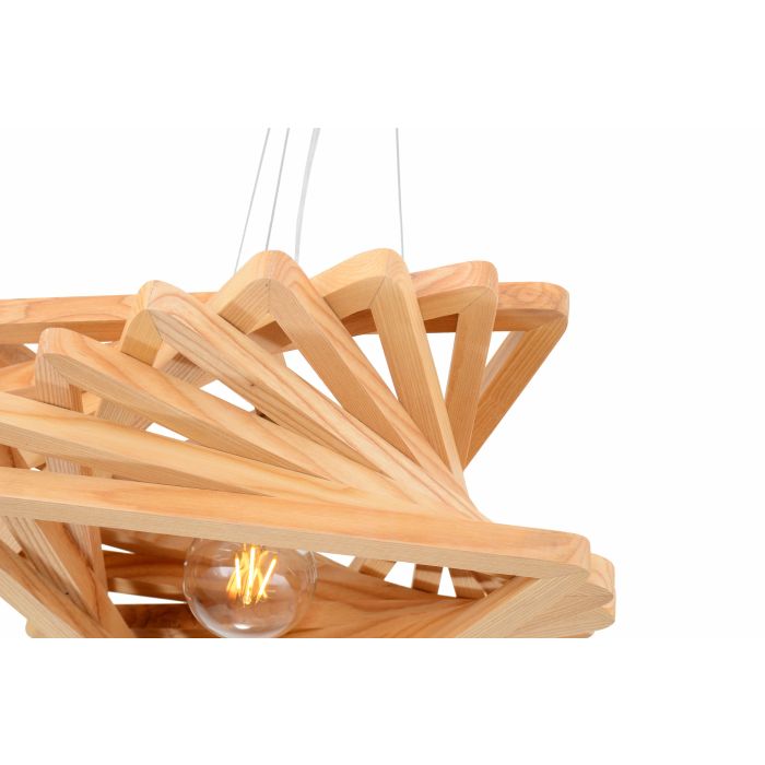 Hanglamp Hout Houtkleur 43 cm - Madera Pendula