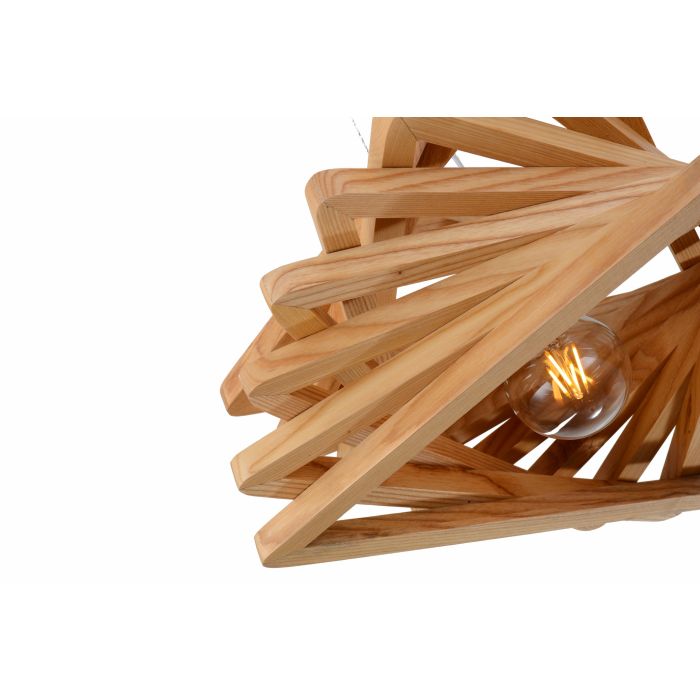 Hanglamp Hout Houtkleur 43 cm - Madera Pendula