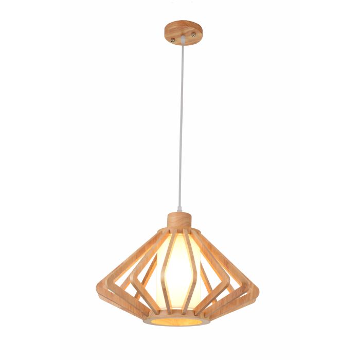 Hanglamp Hout Houtkleur 45 cm - Madera Unedo