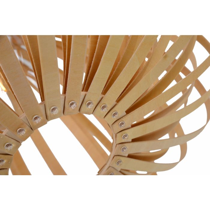 Hanglamp Hout Rond Houtkleur 53 cm - Madera Sabina