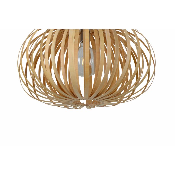 Hanglamp Hout Rond Houtkleur 53 cm - Madera Sabina