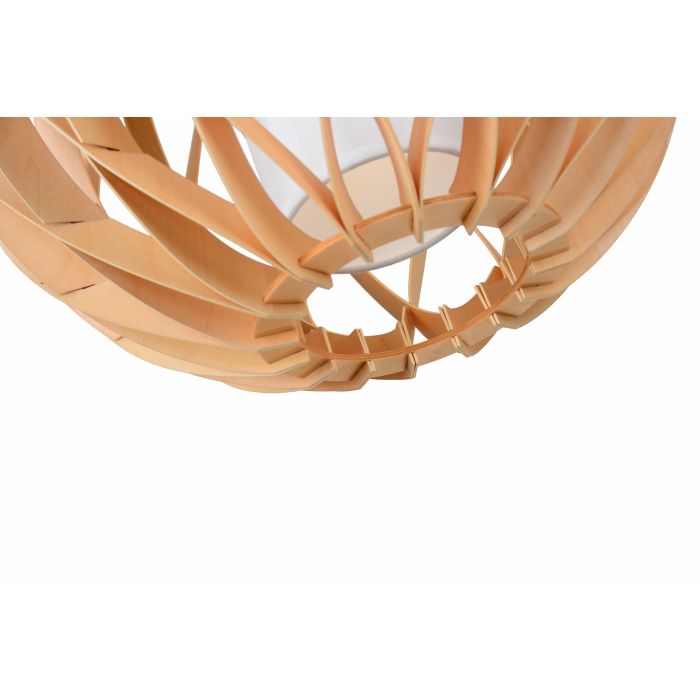 Hanglamp Hout Rond Houtkleur 40 cm - Madera Alcornoque