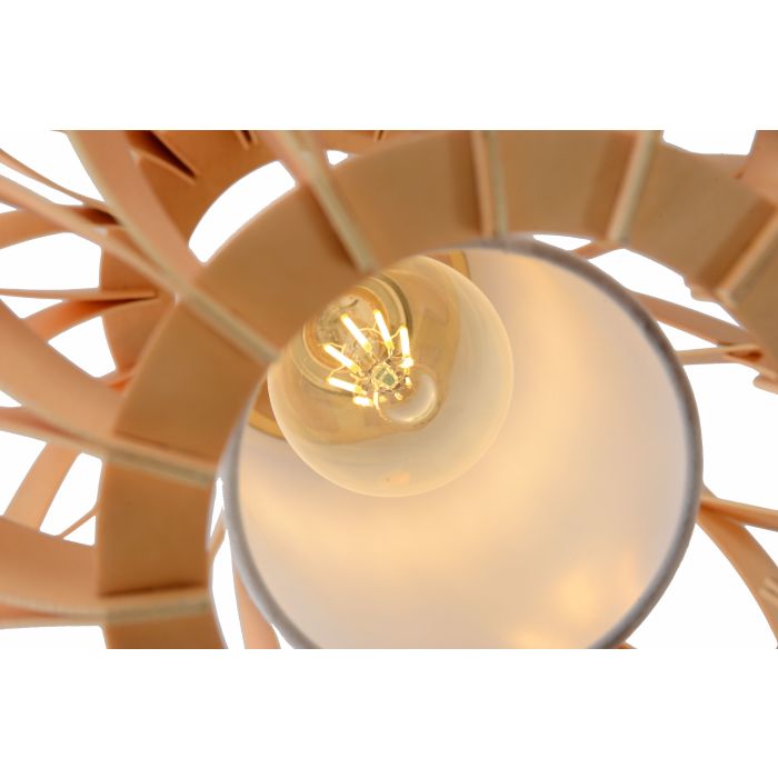 Hanglamp Hout Rond Houtkleur 40 cm - Madera Alcornoque