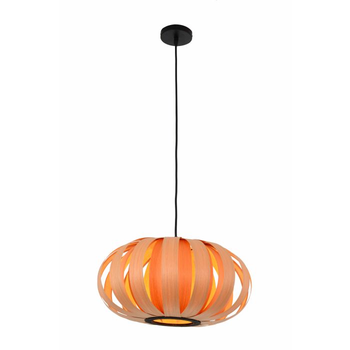 Hanglamp Hout Rond Houtkleur 40 cm - Madera Algarrobo