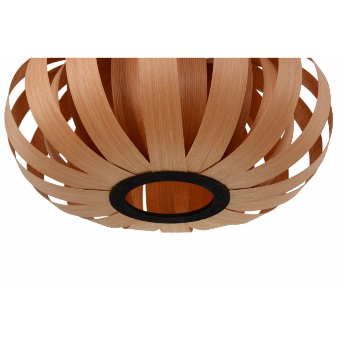 Hanglamp Hout Rond Houtkleur 40 cm - Madera Algarrobo