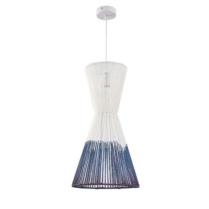 Hanglamp Modern Wit met Blauw 30 cm - Scaldare Aprilia