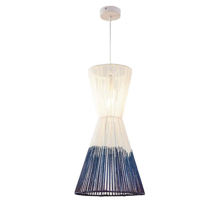 Hanglamp Modern Wit met Blauw 30 cm - Scaldare Aprilia