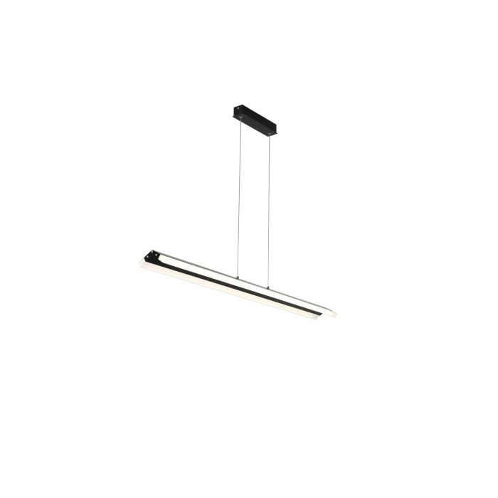 Dimbare LED Hanglamp Zwart 70 cm incl. afstandsbediening - Saniled Tukor