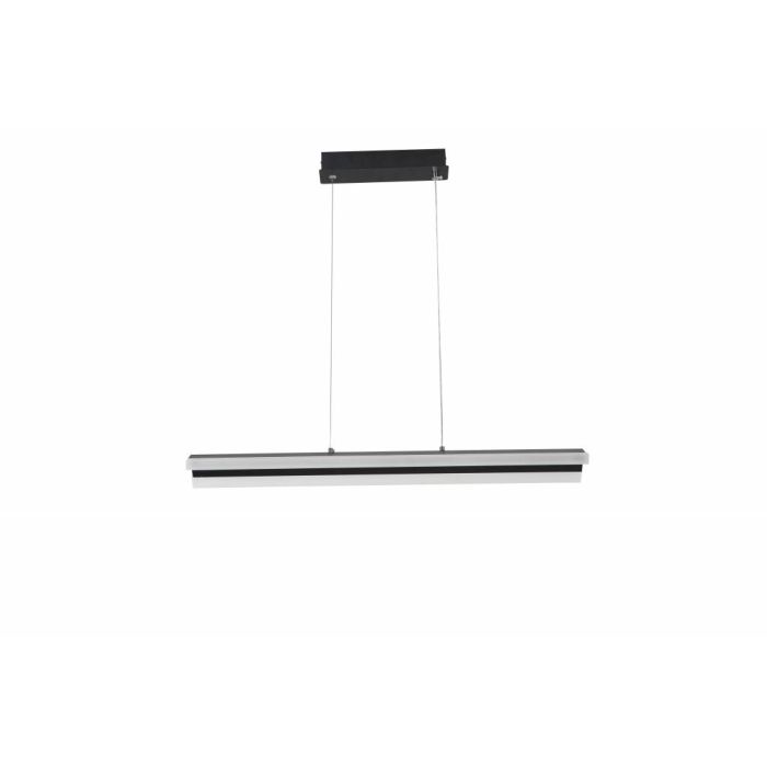 Dimbare LED Hanglamp Zwart 70 cm incl. afstandsbediening - Saniled Tukor