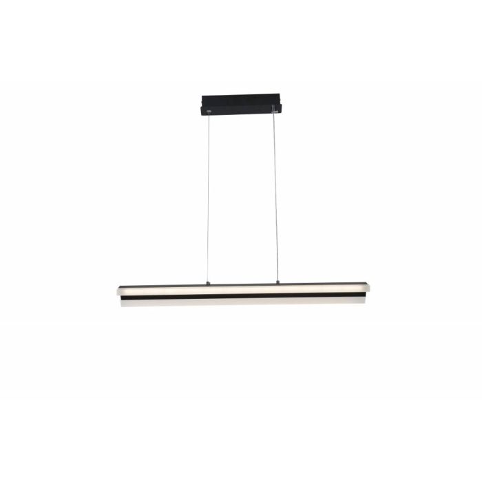 Dimbare LED Hanglamp Zwart 70 cm incl. afstandsbediening - Saniled Tukor