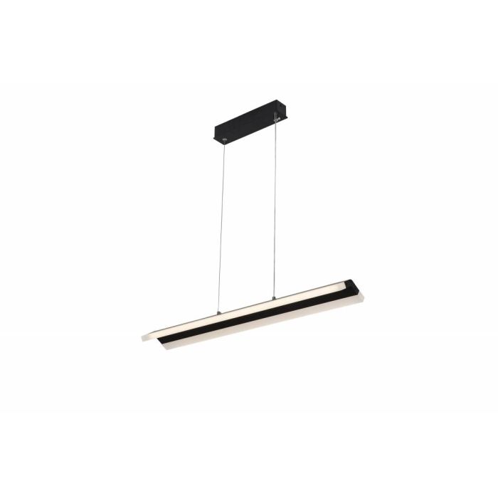 Dimbare LED Hanglamp Zwart 70 cm incl. afstandsbediening - Saniled Tukor