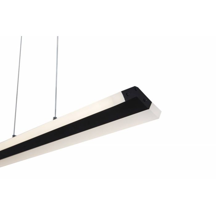 Dimbare LED Hanglamp Zwart 70 cm incl. afstandsbediening - Saniled Tukor