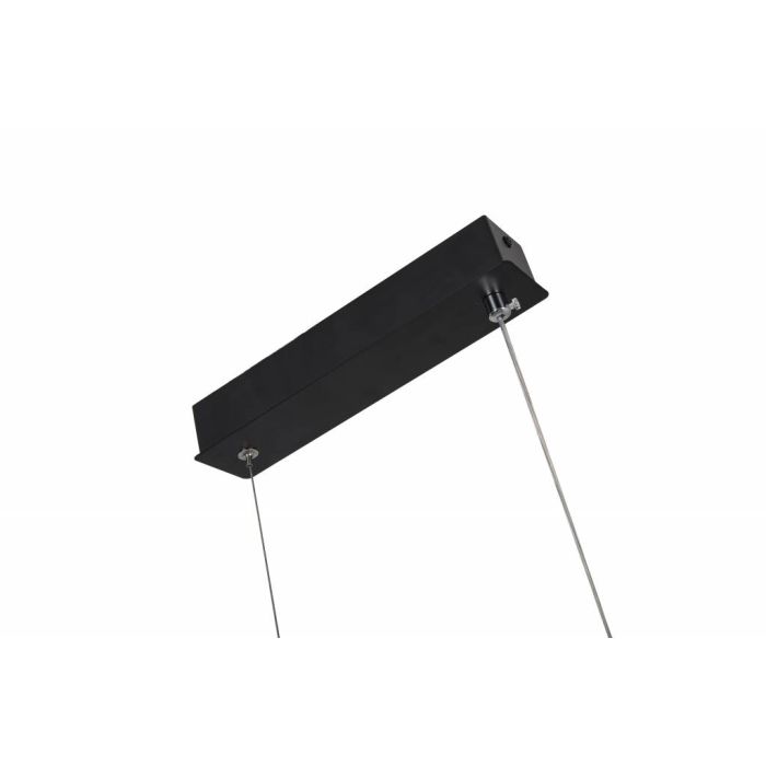 Dimbare LED Hanglamp Zwart 70 cm incl. afstandsbediening - Saniled Tukor